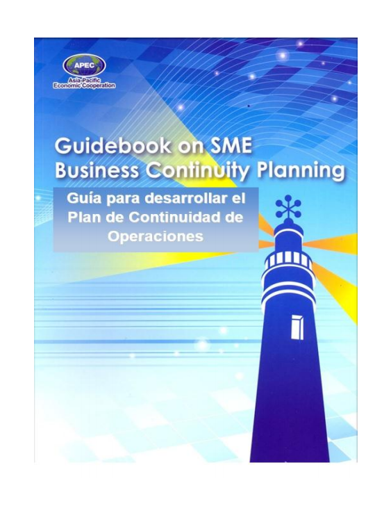 Guidebook on SME Business Continuity Planning in Spanish